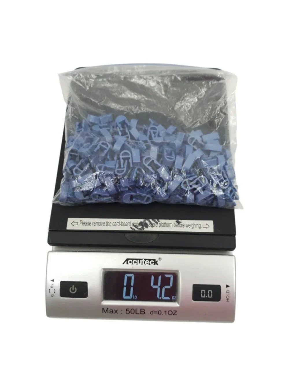 K'NEX Metallic Blue Clip OEM 190 Piece Lot Classic Size